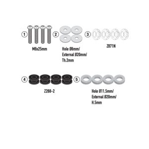 GIVI D7604KIT Windscreen Fitting for GIVI 7406DT