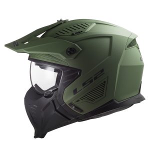 LS2 OF606 Matt Military Green Open Face Helmet