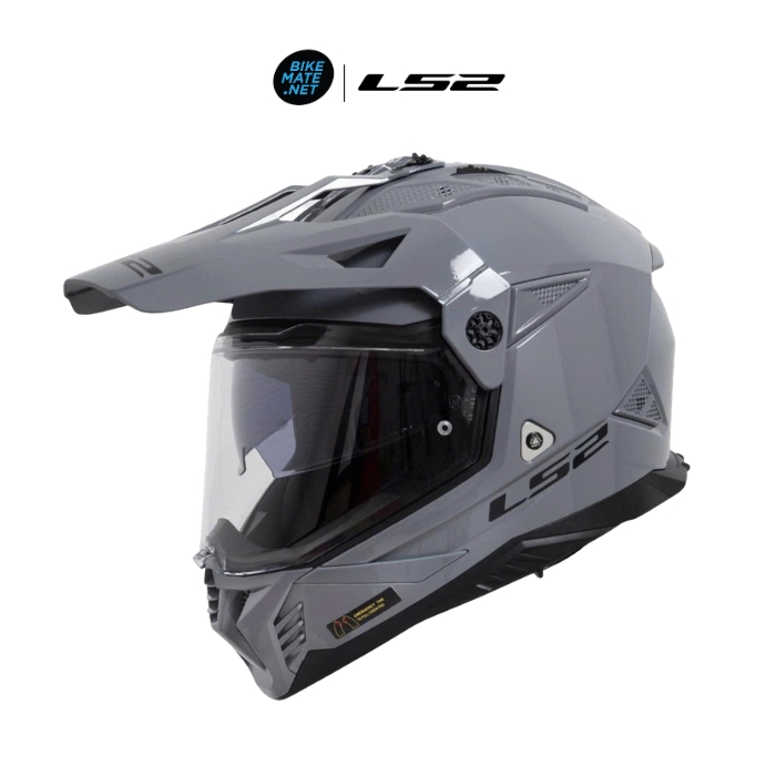 LS2 MX702 Nardo Grey Adventure Helmet